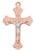 Rose Gold Two-Tone Crucifix - 18" Chain