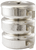 Silver Plated Single or Stacking Ciboria 3-Piece Set - Hammered Finish