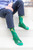 With these green socks, you're in the clear of all pinching and can remind yourself and your friends that the day isn’t just about leprechauns and green beer, but a great Bishop and saint who had a profound conversion and preached the Gospel throughout Ireland for the last 40 years of his life! Length: Crew. Material: Approx. 75% Cotton, 23% Nylon, 2% Spandex. Adult One Size - Fits most Men's size 5-11 and Women's size 7-12)