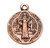 St. Benedict Round Antiqued Copper Jubilee Medal