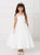 Communion Dress with Illusion Neckline, 5801