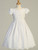 Communion Dress - Cap Sleeve Cotton Eyelet 