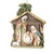 This beautiful and detailed ornament features the Holy family in a stable. Add this ornament to your Christmas tree for a festive and meaningful touch.

Details:

Made with a resin/stone mix
Features Holy family in a stable and barn animals
Dimensions: 4”H x 3.375”W x 0.5”D
This beautifully designed ornament brings more meaning to your Christmas tree decorations and helps us remember the reason for the seasons. Add this ornament to your tree this year and be sure to shop our other Christmas ornaments and figurines today!