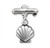 Solid .925 Sterling Silver Baby Holy Baptism Shell Medal on a Bar Pin.  Dimensions of medal: 0.9" x 0.4" (24mm x 10mm). Weight of medal: 1.2 Grams. Presents in a deluxe velour gift box. Engraving on bar available.  12 letter maximum. Made in the USA

 