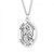  24" genuine rhodium plated endless curb chain. 