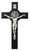 Black Wood St. Benedict Crucifix with Silver Corpus - 10.5" 