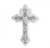 Sterling Silver Small Pardon Crucifix - 24" Chain
