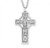 Irish Celtic cross pendant.
Solid .925 sterling silver.
Dimensions: 1.7" x 0.9" (27mm x 20mm)
Weight of medal: 4.9 Grams.
24" Genuine rhodium plated endless curb chain.
Made in USA.
Deluxe velvet gift box.