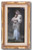 Antique Gold-Leaf Wood Frame with Four Curved Design and Acanthus-Leaf Tips
7-1/4" x 14-1/2" Divine Innocence by Bouguereau
Under 7-1/4" x 14-1/2" Protective Glass
Frame size is 11-1/4" x 18-1/2"
Frame width is 2-1/8"
Comes with Wall Hanging Option
Artwork Printed in USA
Assembled in the USA
Comes Boxed