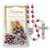 Birthstone Rosaries - Aurora Borealis Faceted Acrylic Beads