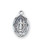 Sterling Silver or Gold-over Sterling Silver Oval Miraculous Medal - 16" Chain