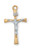Gold-over Sterling Silver Two-Tone Crucifix - 16-18" Chain
