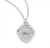 Sterling Silver or Gold-over Sterling Silver Small Baroque Style Miraculous Medal - 18" Chain