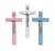 7" Wood Cross with Antique Silver Corpus