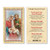 Single Parents Laminated Holy Card
