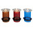 Choice of three colors; Amber, Red or Blue