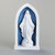 10.25"H Della Robbia Our Lady of Grace Statue.  Made of Resin/Stone mix.