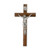 15" Walnut Cross With Antique Plated Corpus