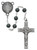 6MM St Benedict Genuine  Hematite Bead Rosary