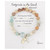 Footprints in the Sand Clay Story Bracelet