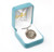 Sterling Silver Large Round Saint Christopher Medal - 24" Chain