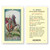 St. George Laminated Holy Card