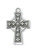 Sterling Silver or Gold-over Sterling Silver Celtic Cross Pendant - 18" Chain