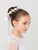 Communion Headpiece - Wreath with Organza Flowers and Pearls