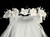 Communion Headpiece - Veil with Satin Flowers, Pearls and Rhinestones