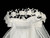 Communion Headpiece - Veil with Corded Flowers