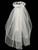 Communion Headpiece - Veil with Corded Flowers