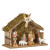 7pc Nativity Set with Traditional Italian Stable - 5" Scale