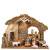 Fontanini Nativity - 9pc Nativity with USB LED Italian Stable - 5" Scale