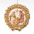 4" Holy Family in Gold Wreath