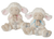 Plush Lamb with Crib Cross