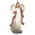 4" Angel Ornament with Red and Gold Leaf Coat