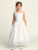 Communion Dress - Embroidered Tulle with Sequins Dress