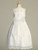 Communion Dress - Embroidered Tulle with Sequins Dress