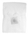 White Fleece Christening Blanket 