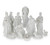 White Porcelain Nativity Set – 11 Piece