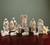 Victorian Cracked Porcelain Nativity Set - 11 Pieces