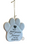 Porcelain Pet Pawprint Memorial Ornament