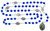 7MM Blue Seven Sorrows Chaplet 