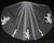 Communion Veil - Veil with Lace Appliques 