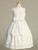 Communion Dress - Cotton with Lace Trim
