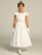 Communion Dress - Scalloped Cotton Eyelet 