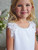 Communion Dress - Satin Bodice with Lace Applique 