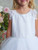 Communion Dress - Satin Bodice with Lace Applique 