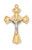 Gold Over Sterling Silver Two-Tone Crucifix 