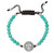 Adjustable Turquoise St. Benedict Bracelet 
